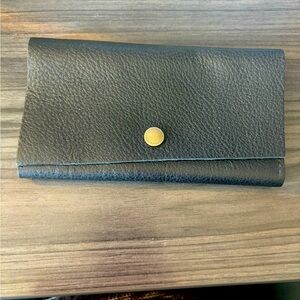 Portland Leather Black Leather Rancher Wallet. New, never used.
